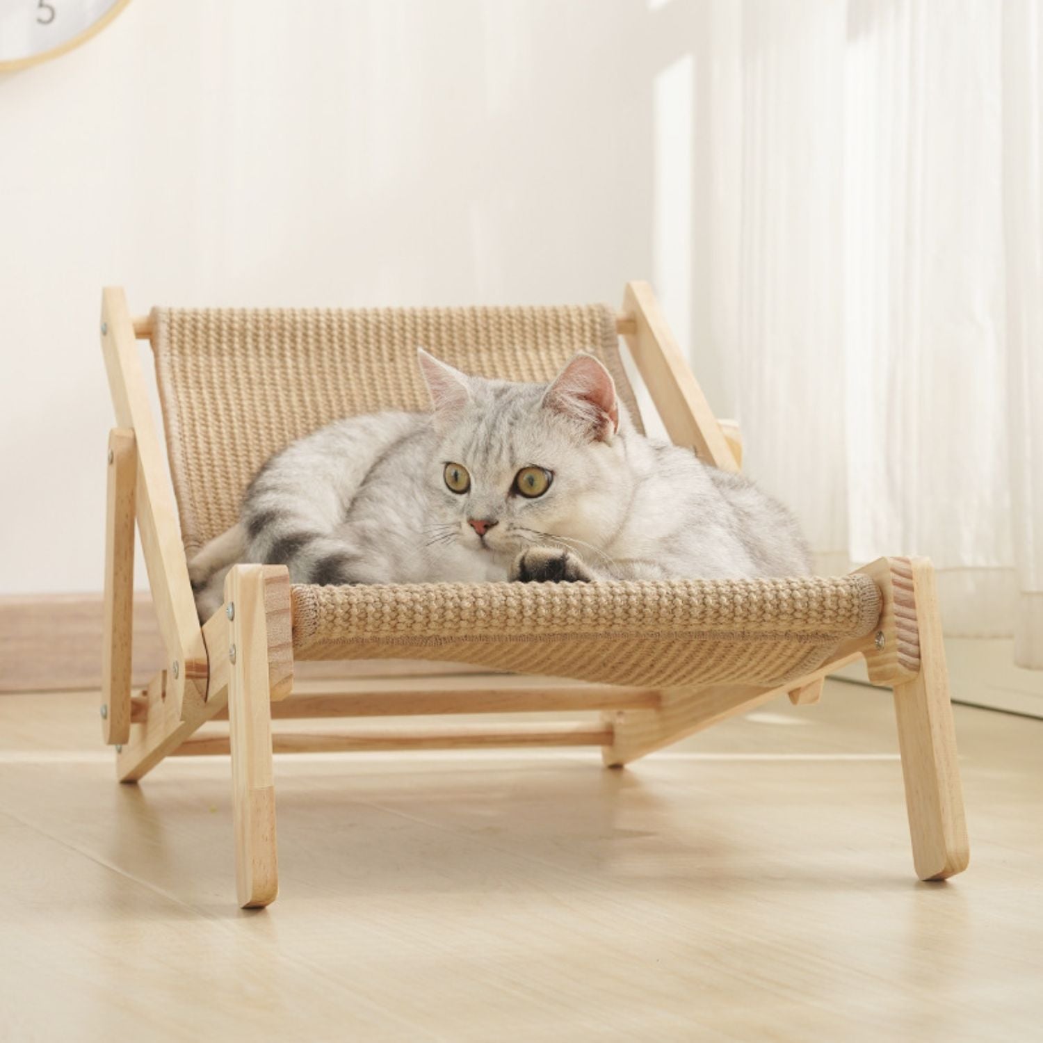 massief houten kattenbed geschikt voor alle katten